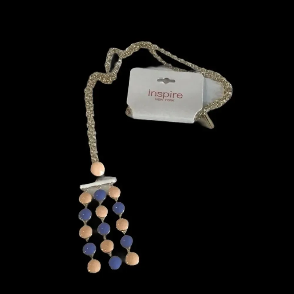 inspire NEW YORK Pendant Necklace 32" - Picture 3 of 7